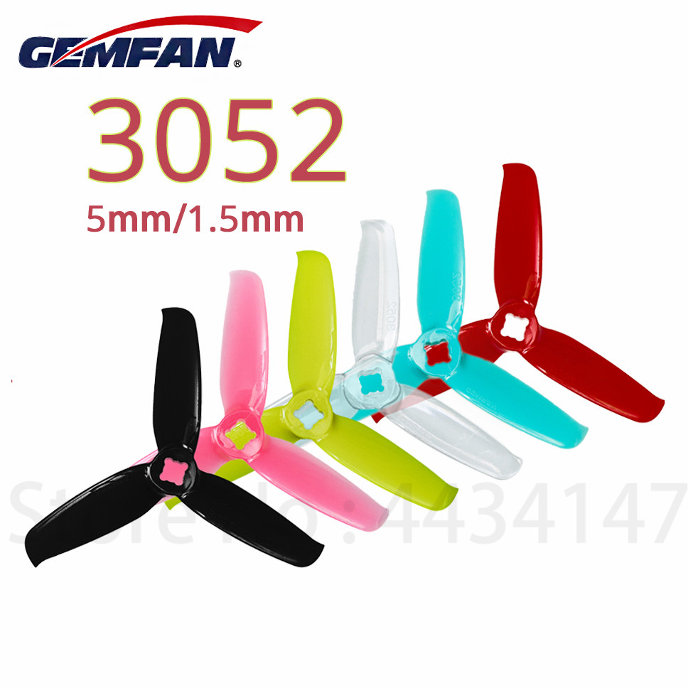 Walksnail Avatar Hd Goggles X - Gemfan Flash 3052 1.5mm/5mm 3 pouces