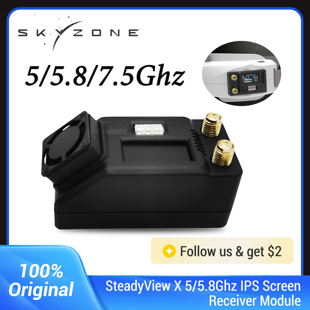 Skyzone Steadyview X Receiver Module - Skyzone-Récepteur d'écran SteadyView X, 5 mesurz,