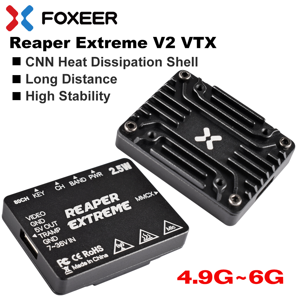 Émetteur vidéo FPV Foxeer 4.9- - Foxeer Reaper Extreme 2.5W Vtx avis et prix